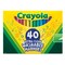 Crayola Ultra-Clean Washable Marker Set - Fine Tip, Set of 40